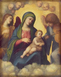Madonna mit Kind in Herrlichkeit, ca. 1520